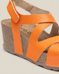 Wedge Sandals|Yokono Wedge Sandal BARI-303 Red