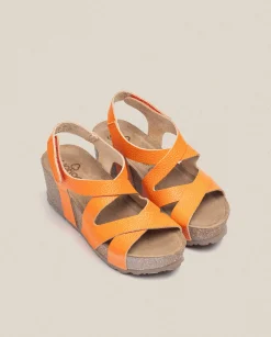 Wedge Sandals|Yokono Wedge Sandal BARI-303 Red