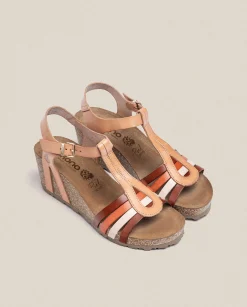 Wedge Sandals|Yokono Wedge Sandal CADIZ-301 Beige