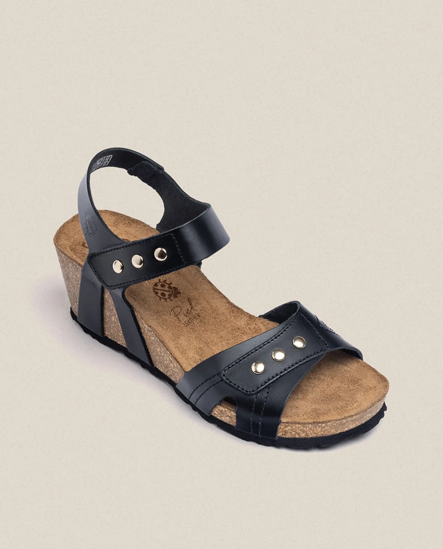 Wedge Sandals|Yokono Wedge Sandal CADIZ-303 Black