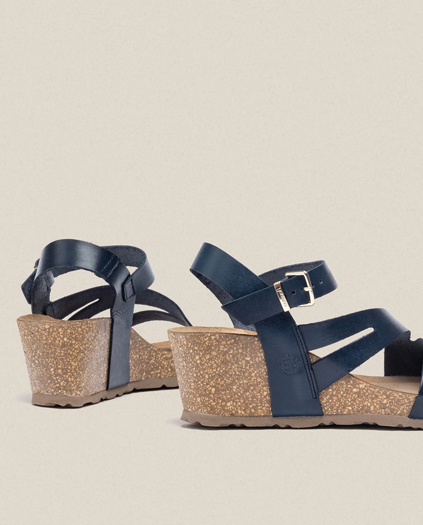 Wedge Sandals|Yokono Wedge Sandal CADIZ-302 Blue