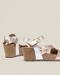 Wedge Sandals|Yokono Wedge Sandal CADIZ-302 Pink