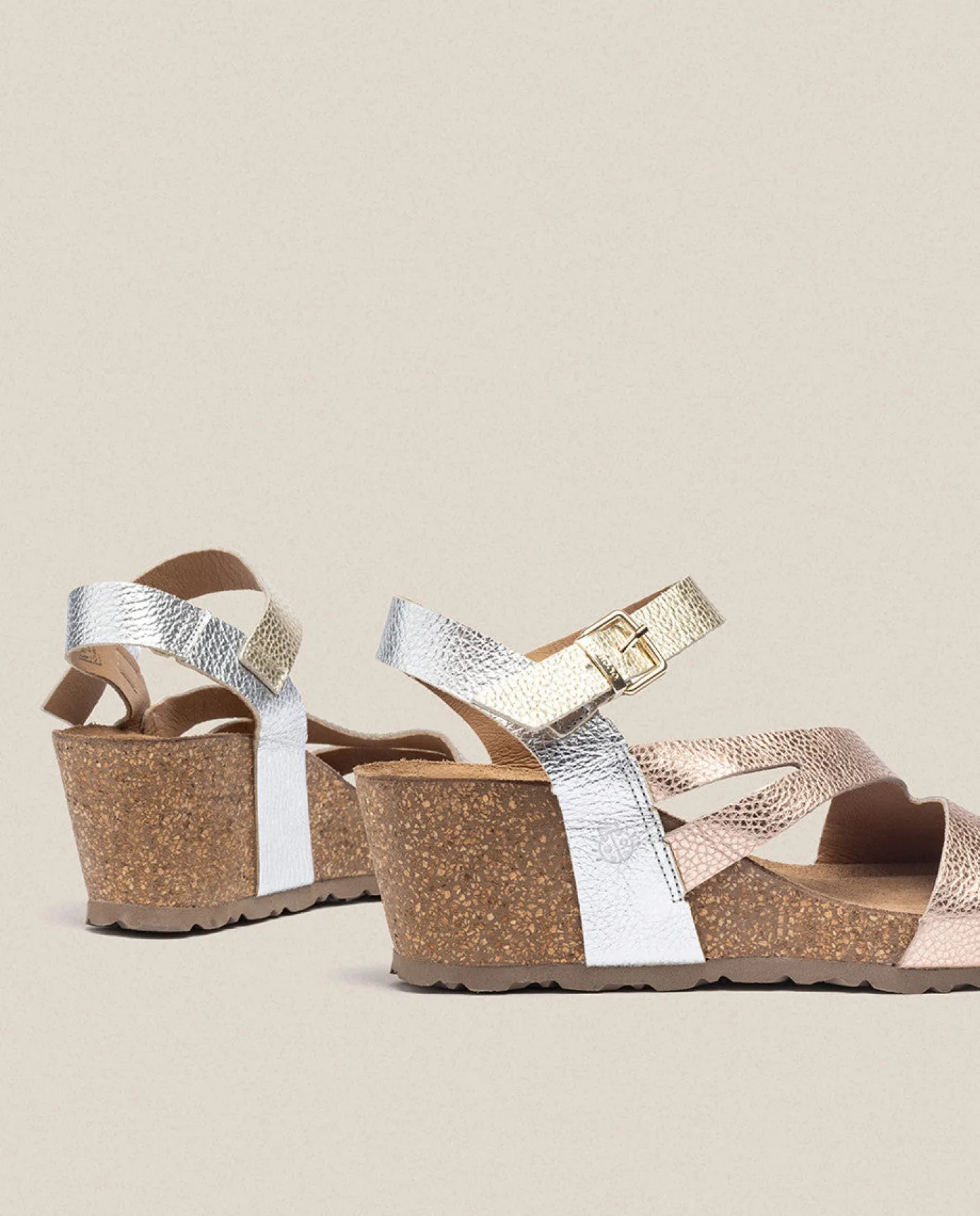 Wedge Sandals|Yokono Wedge Sandal CADIZ-302 Pink