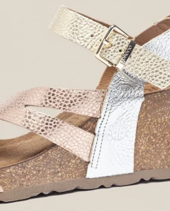Wedge Sandals|Yokono Wedge Sandal CADIZ-302 Pink