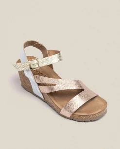 Wedge Sandals|Yokono Wedge Sandal CADIZ-302 Pink