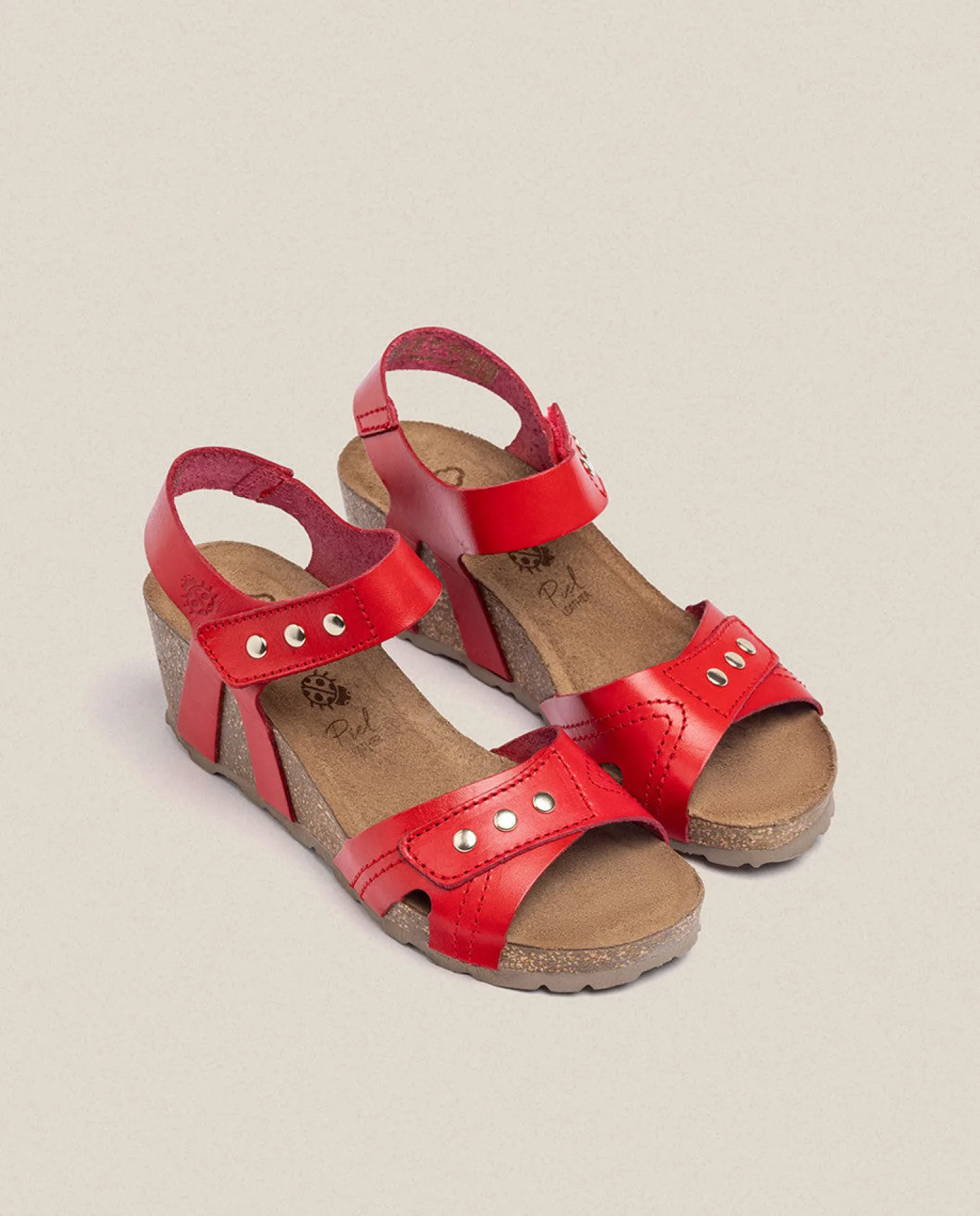 Wedge Sandals|Yokono Wedge Sandal CADIZ-303 Red