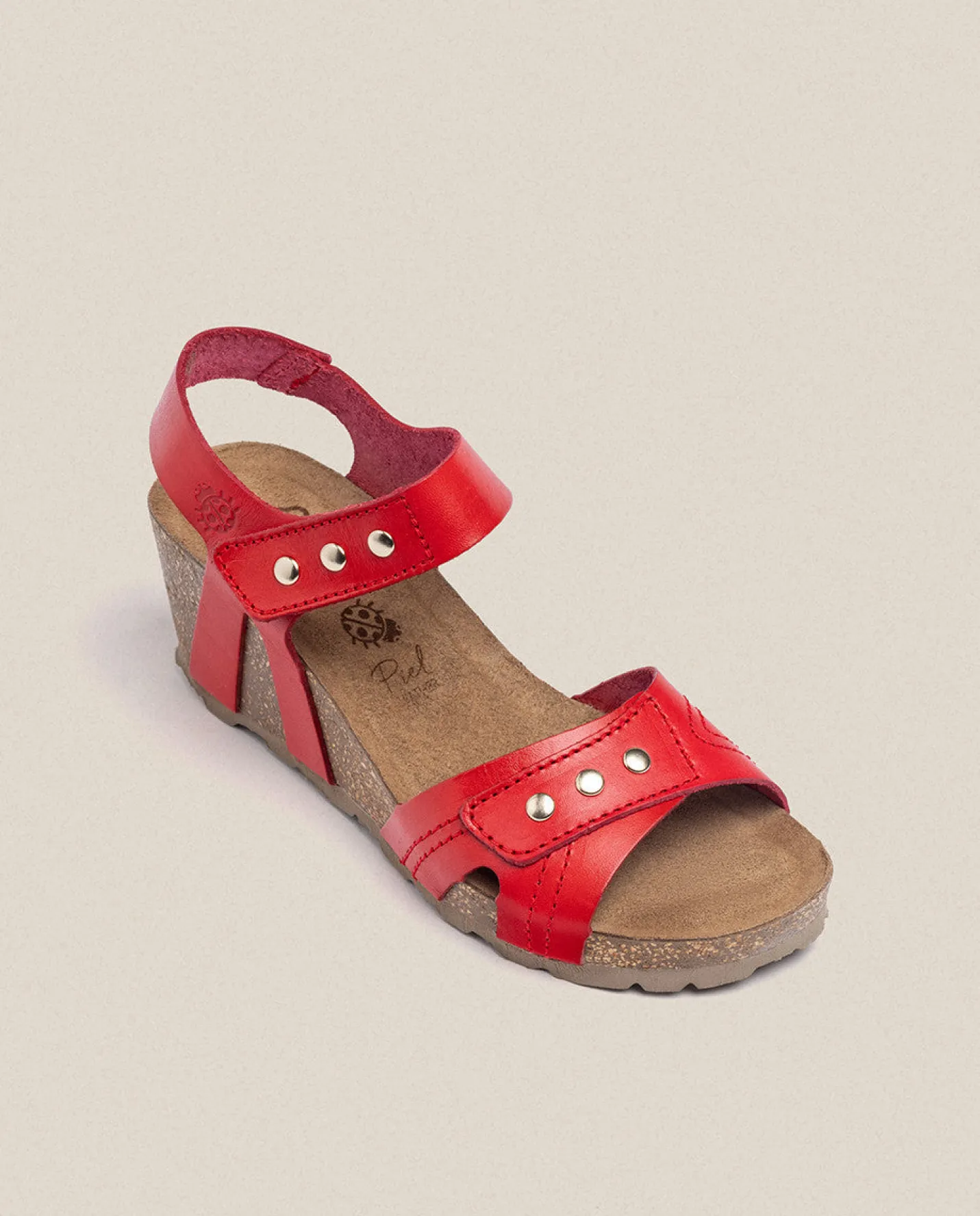 Wedge Sandals|Yokono Wedge Sandal CADIZ-303 Red