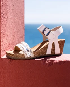 Wedge Sandals|Yokono Wedge Sandal CADIZ-306 White
