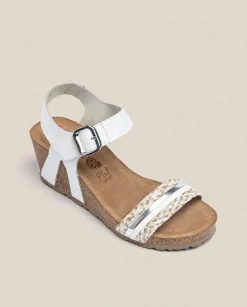 Wedge Sandals|Yokono Wedge Sandal CADIZ-306 White