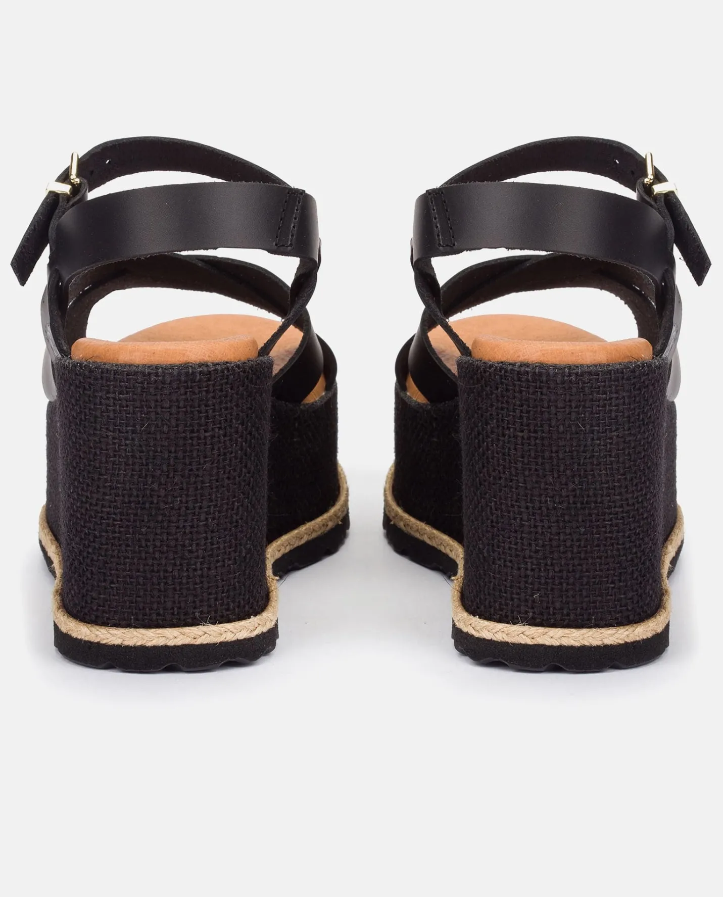 Wedge Sandals|Yokono Wedge Sandal LANZAROTE-003 Black