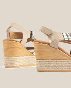 Wedge Sandals|Yokono Wedge Sandal Mey 003 Zebra