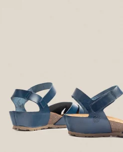 Wedge Sandals|Yokono Wedge Sandal Monaco 186 Blue