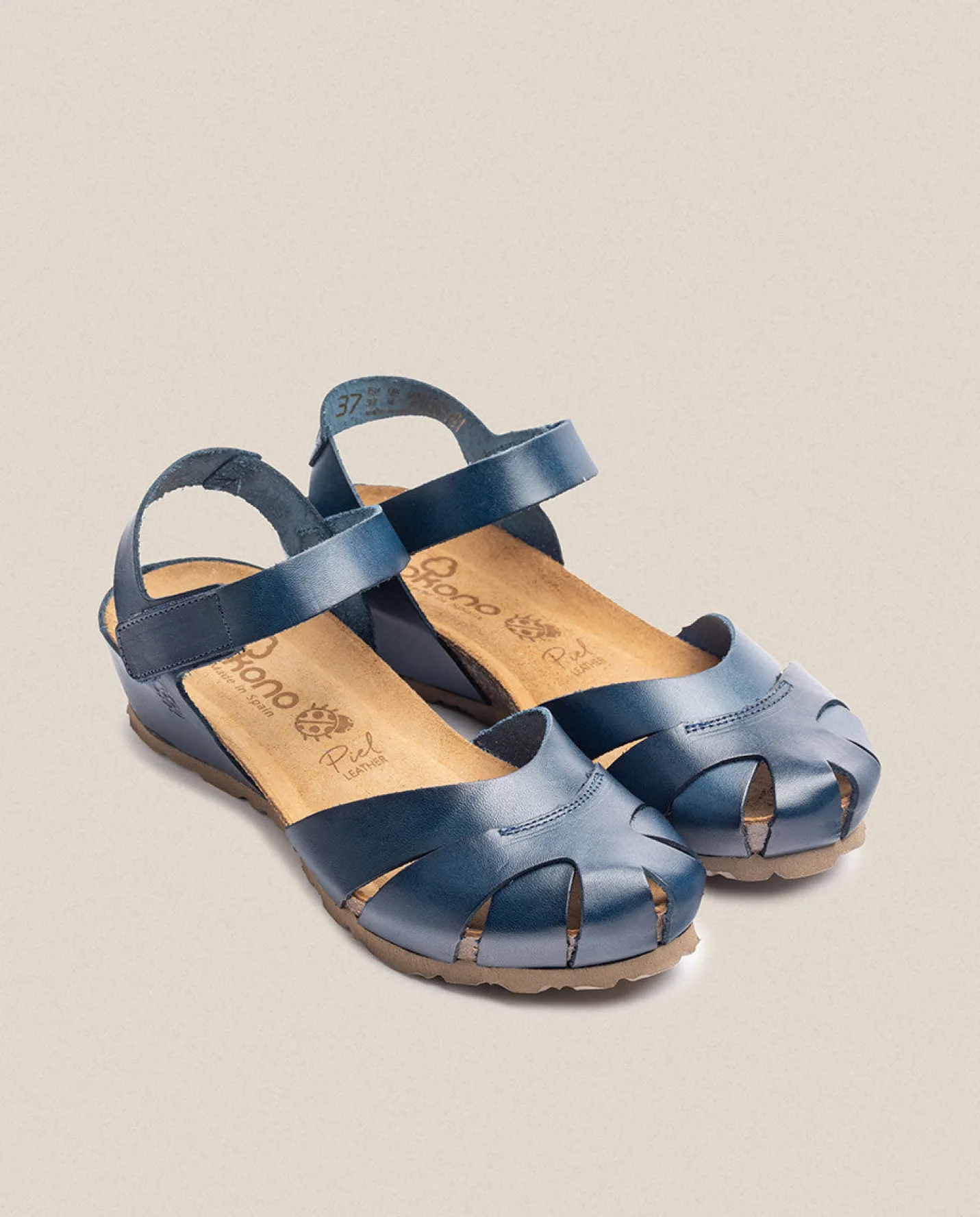 Wedge Sandals|Yokono Wedge Sandal Monaco 186 Blue