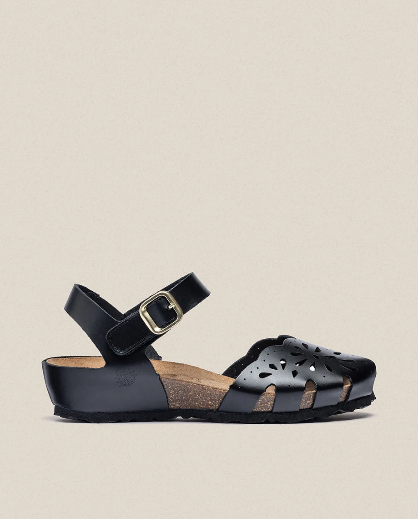 Wedge Sandals|Yokono Wedge Sandal MONACO-047 Black