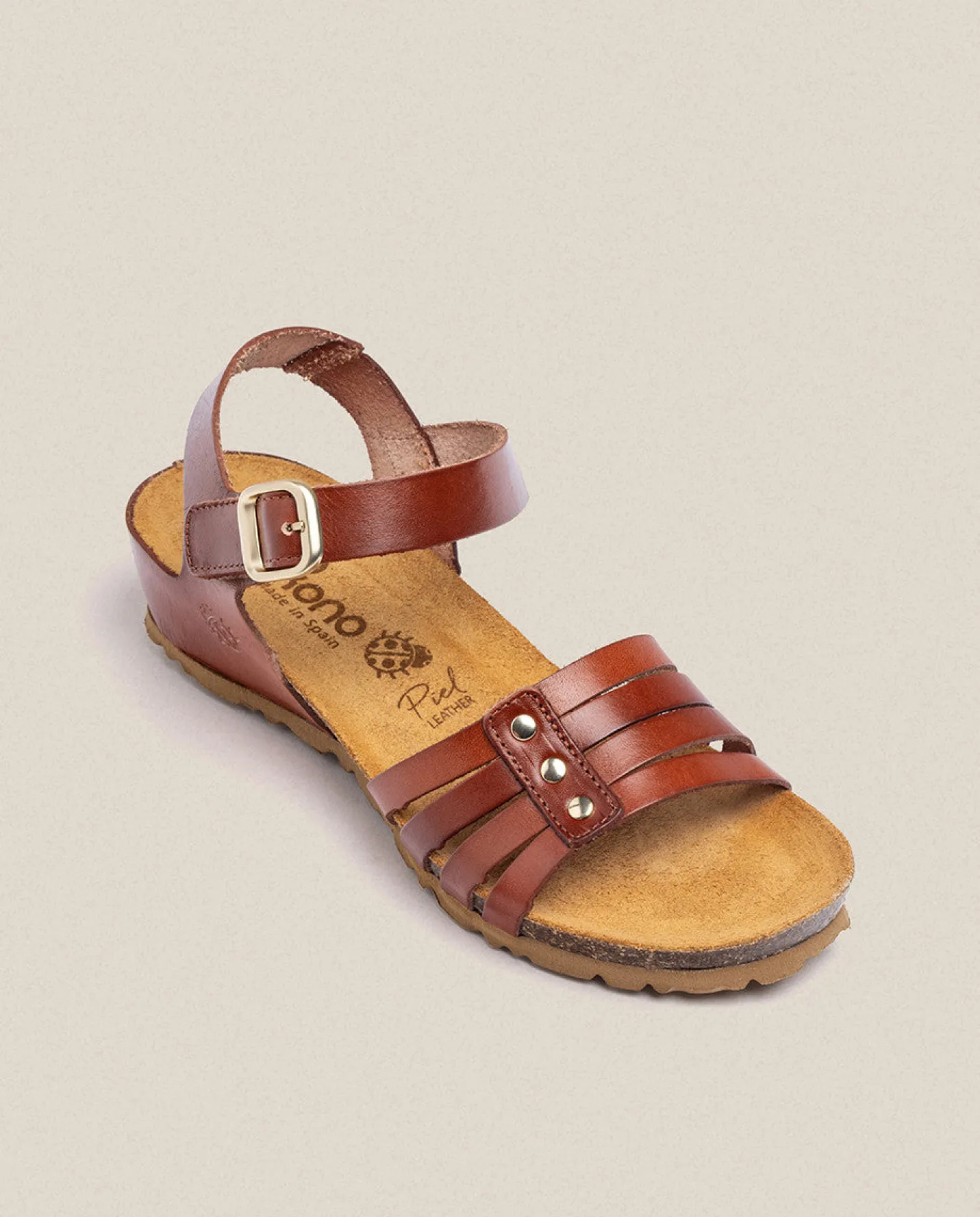 Wedge Sandals|Yokono Wedge Sandal MONACO-051 Brown