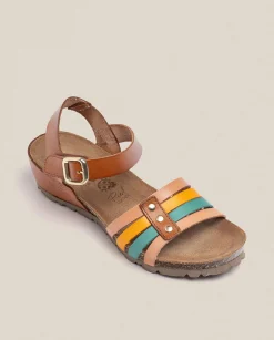Wedge Sandals|Yokono Wedge Sandal MONACO-051 Brown