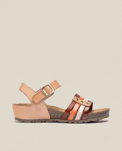 Wedge Sandals|Yokono Wedge Sandal MONACO-051 Brown