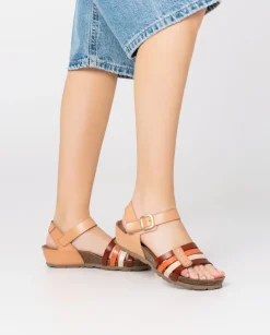 Wedge Sandals|Yokono Wedge Sandal MONACO-051 Brown