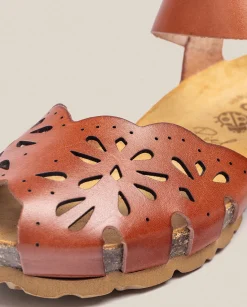 Wedge Sandals|Yokono Wedge Sandal MONACO-047 Brown