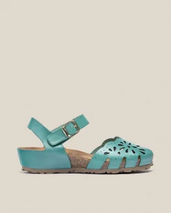 Wedge Sandals|Yokono Wedge Sandal MONACO-047 Green