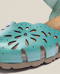 Wedge Sandals|Yokono Wedge Sandal MONACO-047 Green