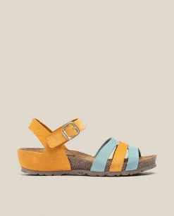 Wedge Sandals|Yokono Wedge Sandal MONACO-048 Orange