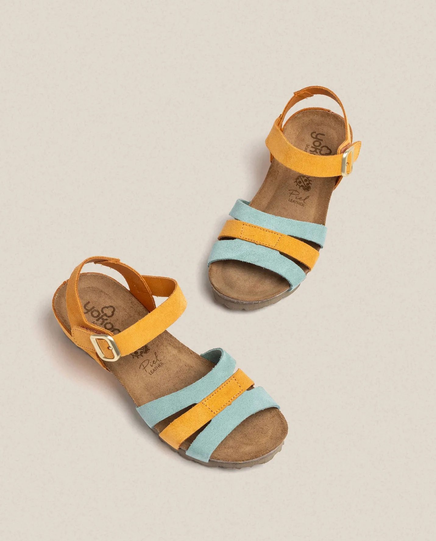 Wedge Sandals|Yokono Wedge Sandal MONACO-048 Orange