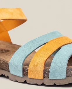 Wedge Sandals|Yokono Wedge Sandal MONACO-048 Orange