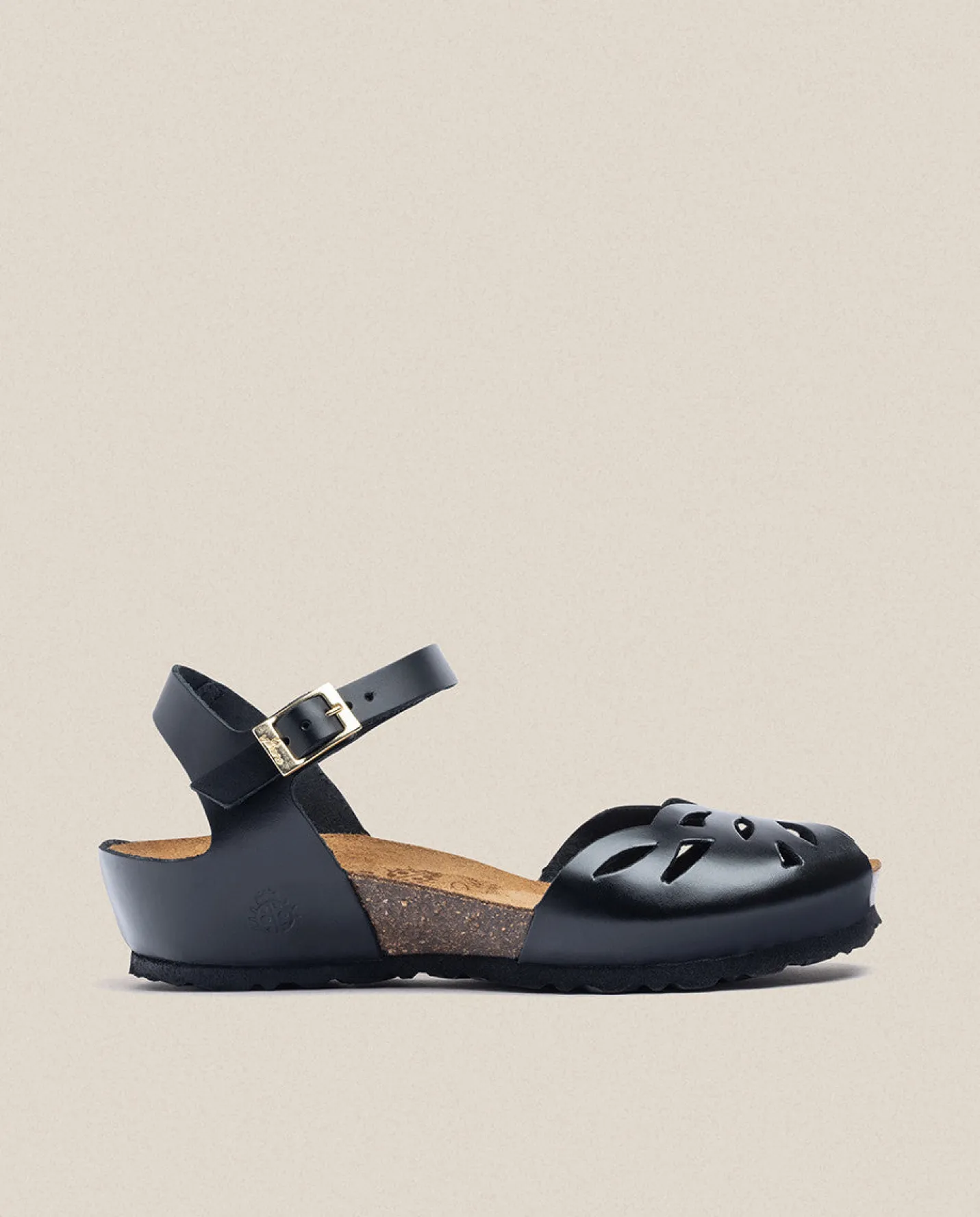 Wedge Sandals|Yokono Wedged Sandal MONACO-003 Black