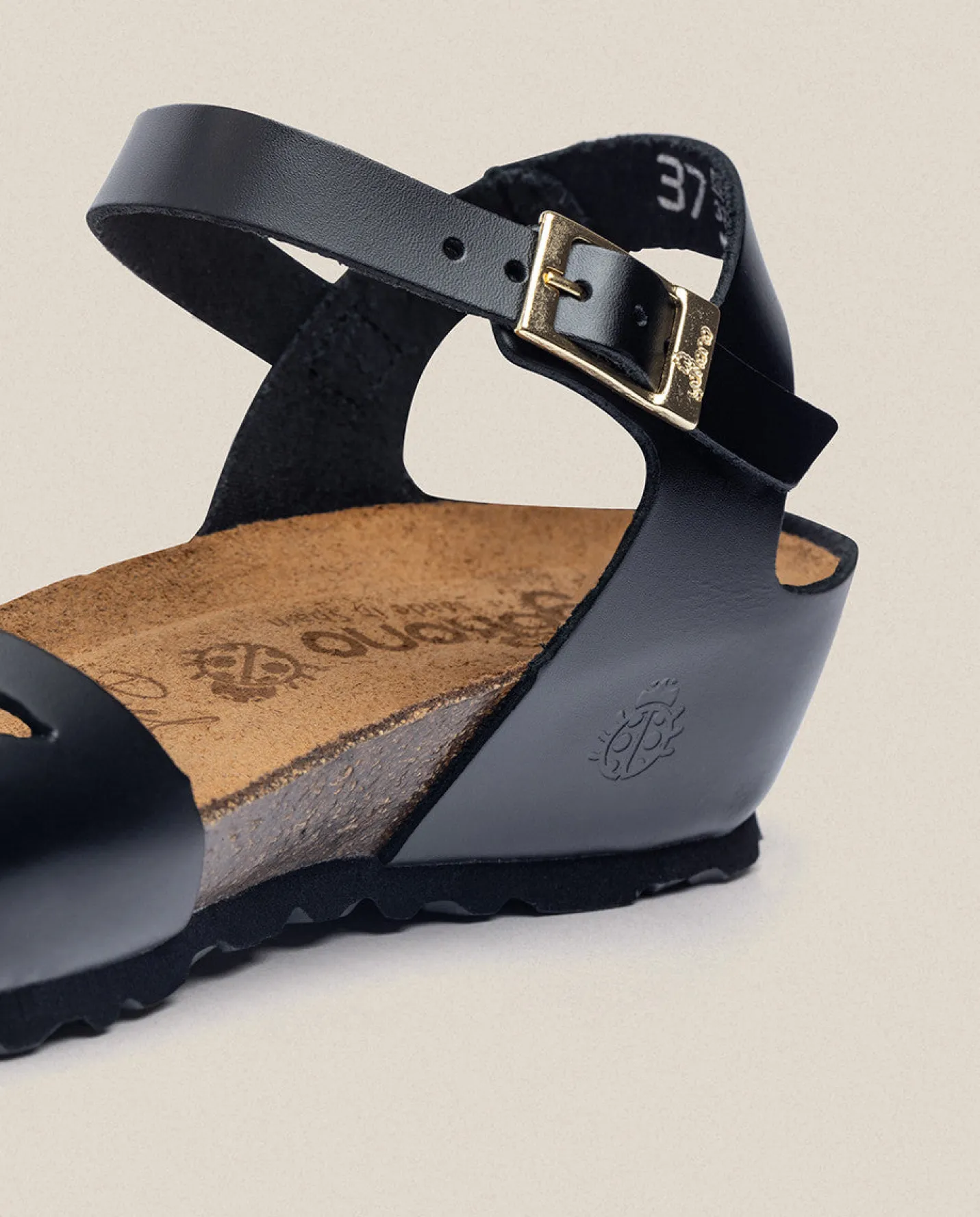 Wedge Sandals|Yokono Wedged Sandal MONACO-003 Black