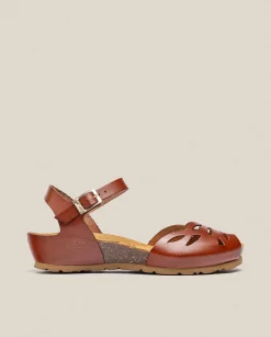 Wedge Sandals|Yokono Wedged Sandal MONACO-003 Brown