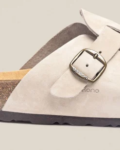 Clogs|Flat Sandals|Yokono Zueco 599 Beige