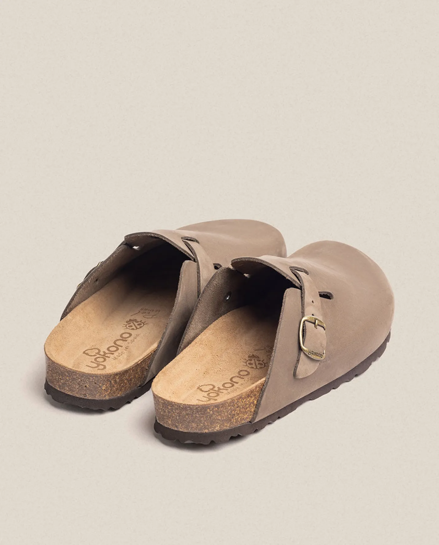 Flat Sandals|Clogs|Yokono Zueco 599 Marrón